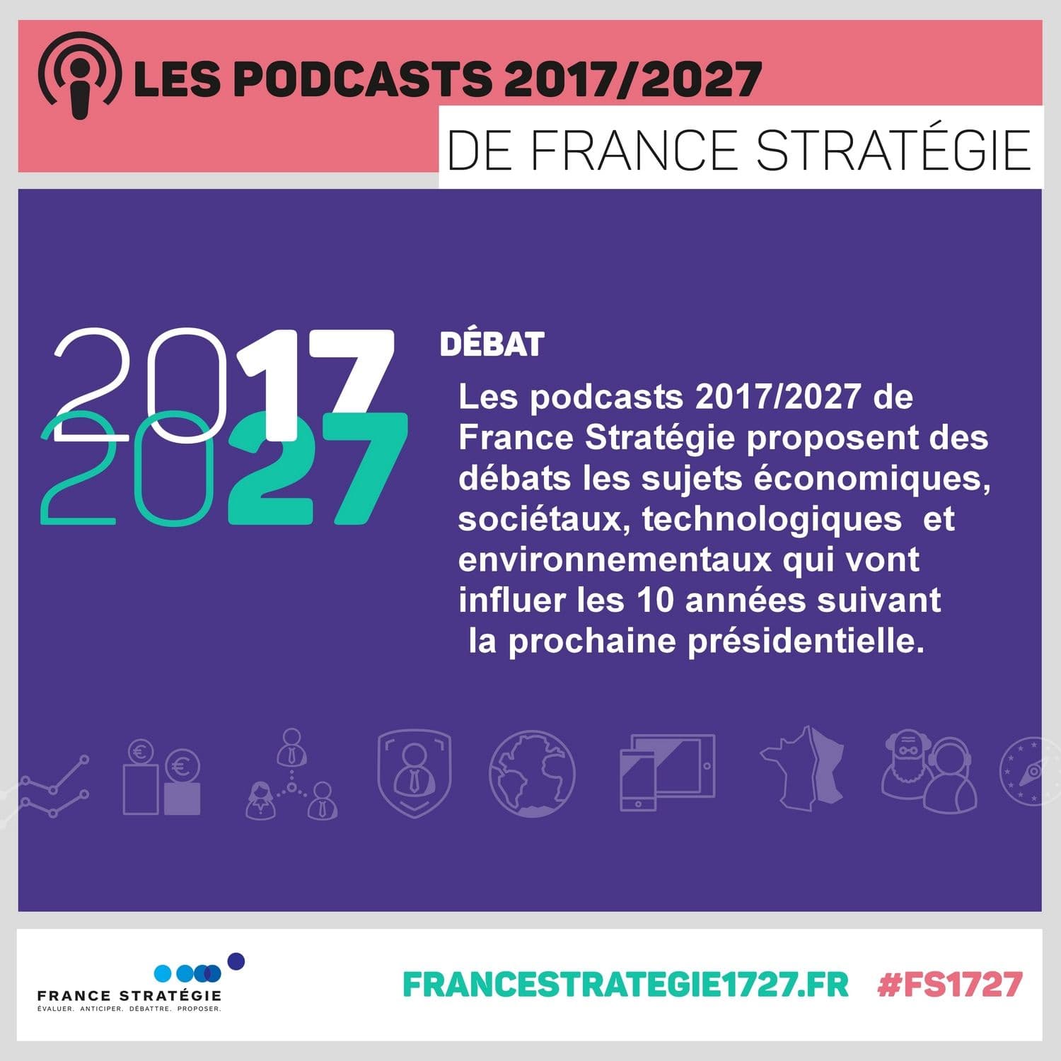 Les podcasts 2017/2027 de France Stratégie